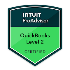 QuickBooks ProAdvisor Level 2 Certified